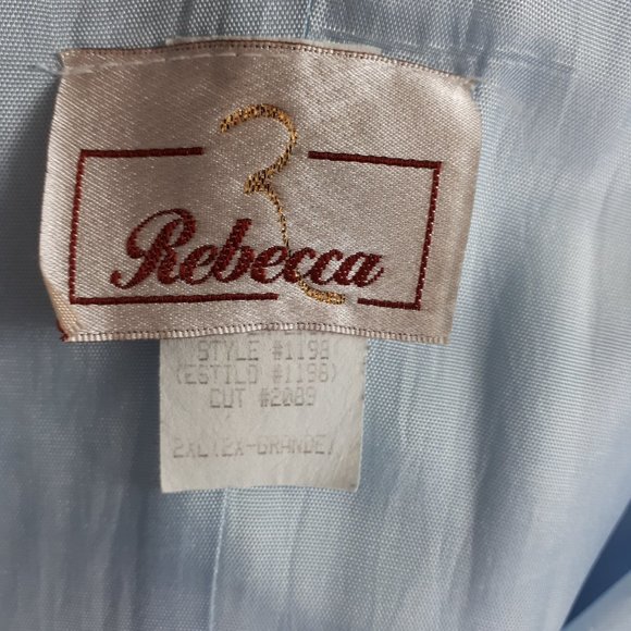 Rebecca Sky Blue Special Occasion Gown - Picture 14 of 16